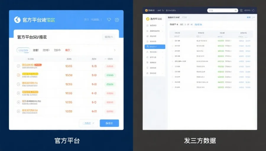 官方与第三方平台准确性对比